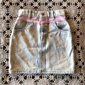 Vintage Taboo girls jean skirt